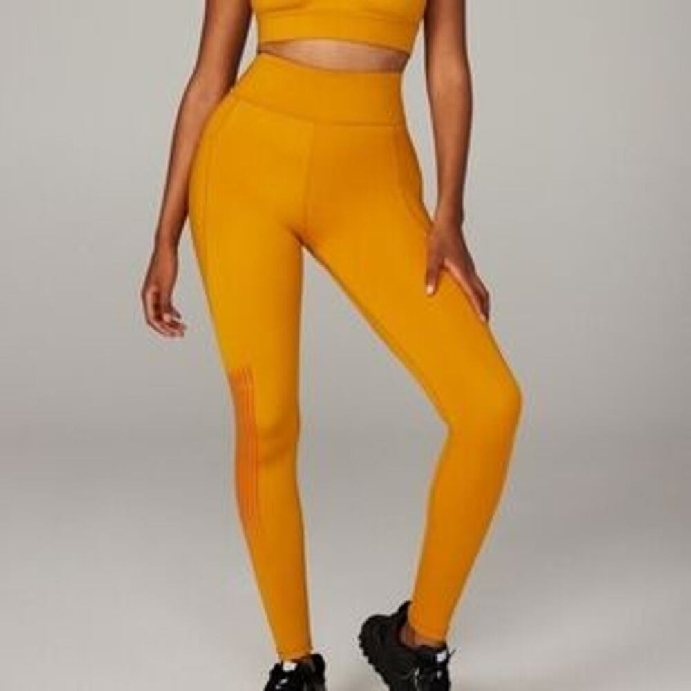 Savage X Fenty | Mustard Yellow High-Waist Sport Leggings XS